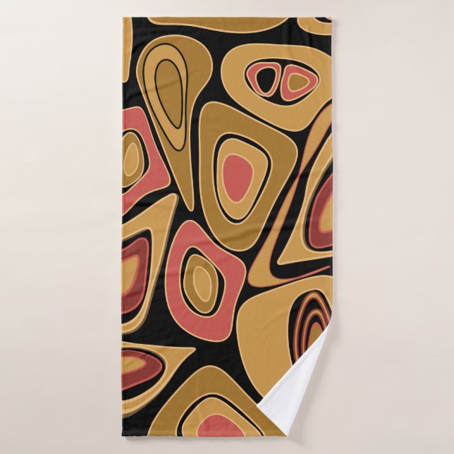 Abstract simple seamless texture pattern print bath towel (Bath Towel)