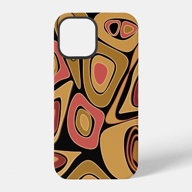 Abstract simple seamless texture pattern print iPhone case (Back)