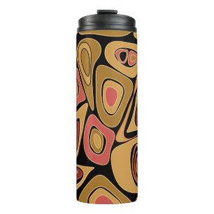 Abstract simple seamless texture pattern print thermal tumbler