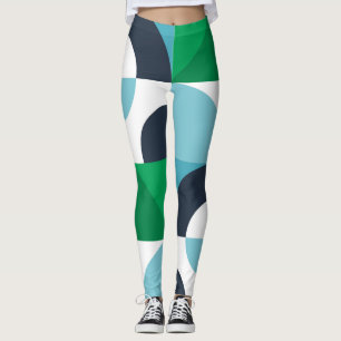 Abstract simple shapes and shapes leggings