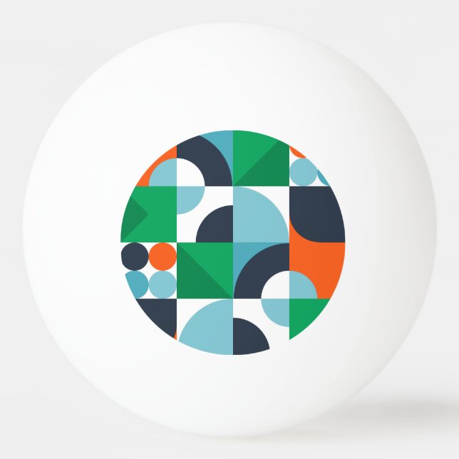 Abstract simple shapes and shapes ping pong ball (Front)