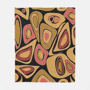 Abstract simple tubes texture pattern fleece blanket