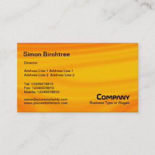 Abstract - Situation Orange Business Card