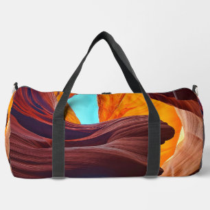 Abstract skull duffle bag