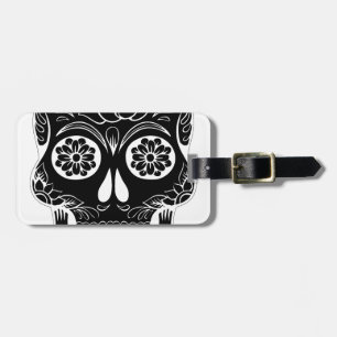 Abstract Skull Luggage Tag