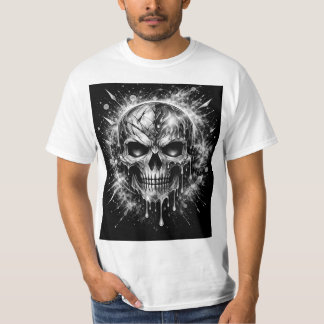 Abstract Skull T-Shirt