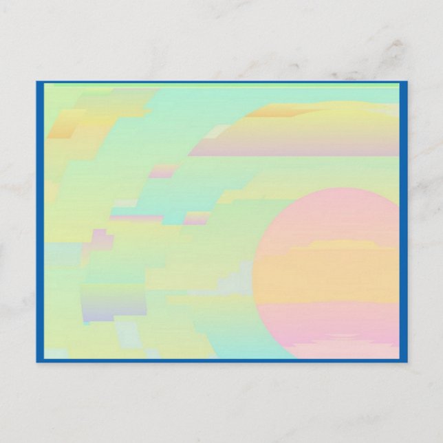 Abstract Sky Art Postcard (Front)