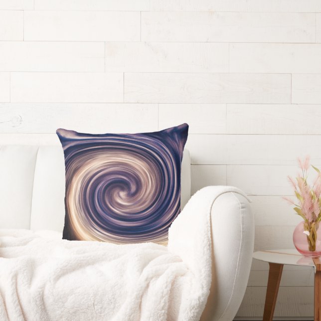 Abstract Sky Twirl Cushion (Couch)
