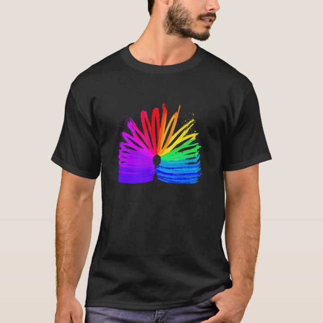 Abstract Slinky Retro Slinky Slinky Manipulation T-Shirt (Front)