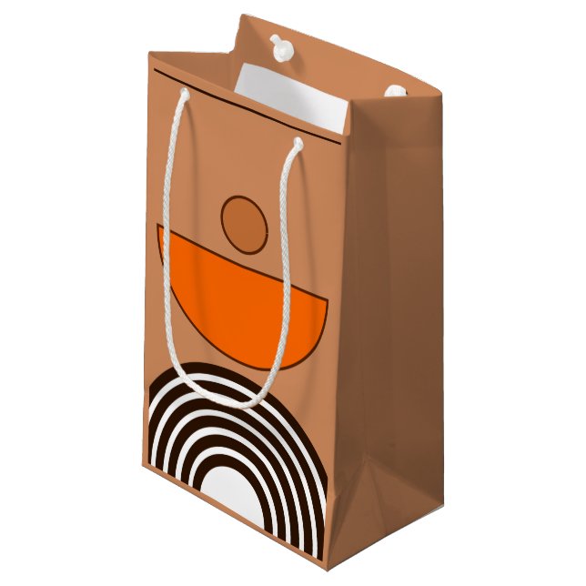 Abstract  small gift bag (Front Angled)