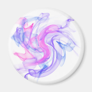 Abstract  Smoke on the Water Magnet
