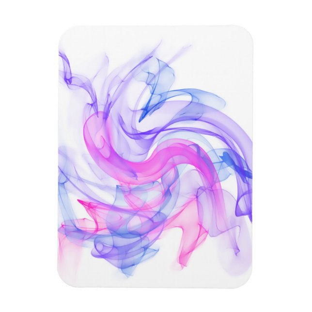 Abstract  Smoke on the Water Magnet (Vertical)