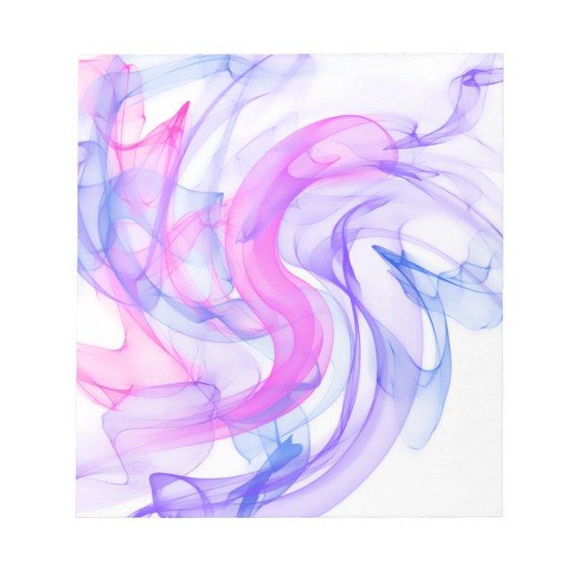 Abstract  Smoke on the Water Notepad (Front)