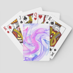 Abstract Smoke on the Water Playing Cards