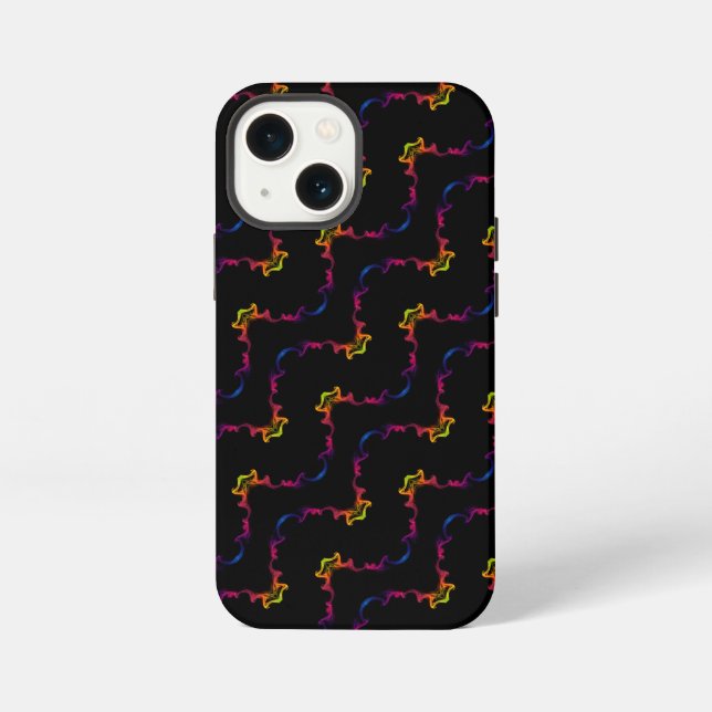 Abstract smoke pattern iPhone case (Back)