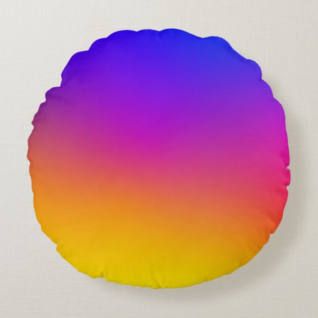 Abstract Smooth Background. Virbant Wallpaper. Mod Round Cushion (Front)