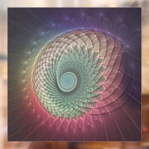 Abstract Snail Colourful Modern Fractal Art