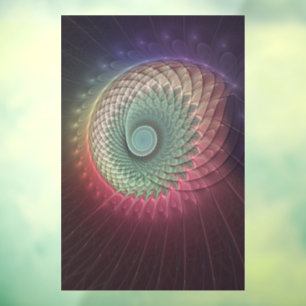 Abstract Snail Colourful Modern Fractal Art