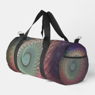 Abstract Snail Colourful Modern Fractal Art Duffle Bag