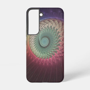 Abstract Snail Colourful Modern Fractal Art Samsung Galaxy Case