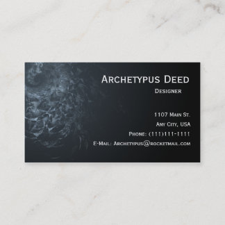Abstract Snake Skin Business Card