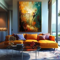 Abstract Soccer Goalkeeper Art
