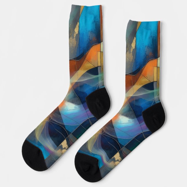 Abstract Socks (Left)