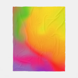 Abstract soft cloud background in pastel colorful fleece blanket