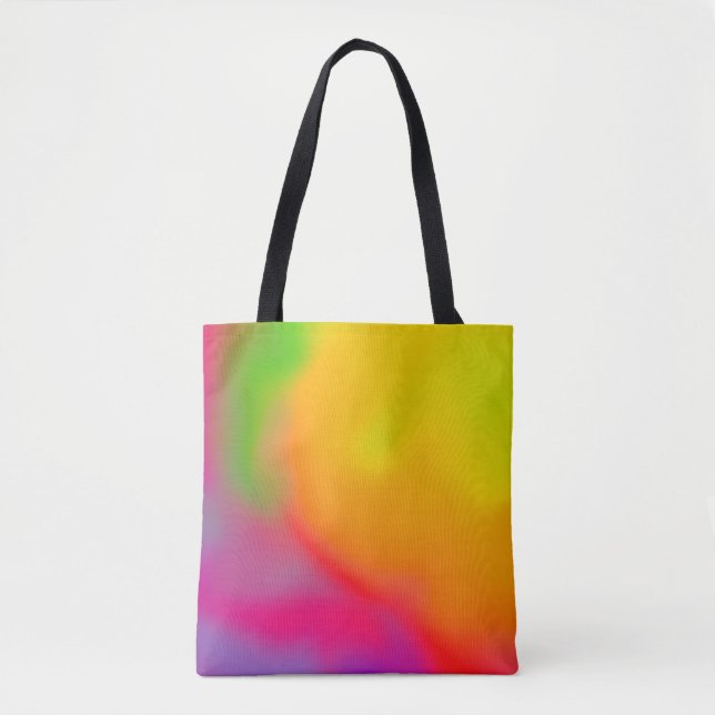 Abstract soft cloud background in pastel colorful  tote bag (Front)