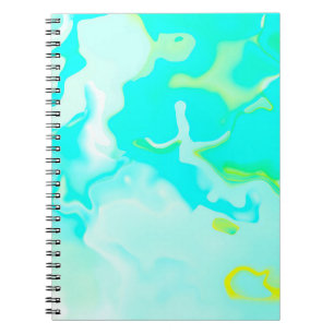 Abstract soft cloud background in pastel colourful notebook