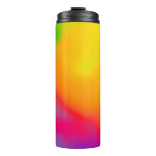 Abstract soft cloud background in pastel colourful thermal tumbler