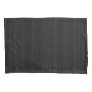 Abstract Soft Hues Deep Charcoal Subtle Stripe Pillowcase