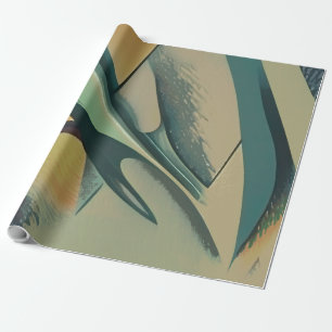 Abstract soft strokes wrapping paper