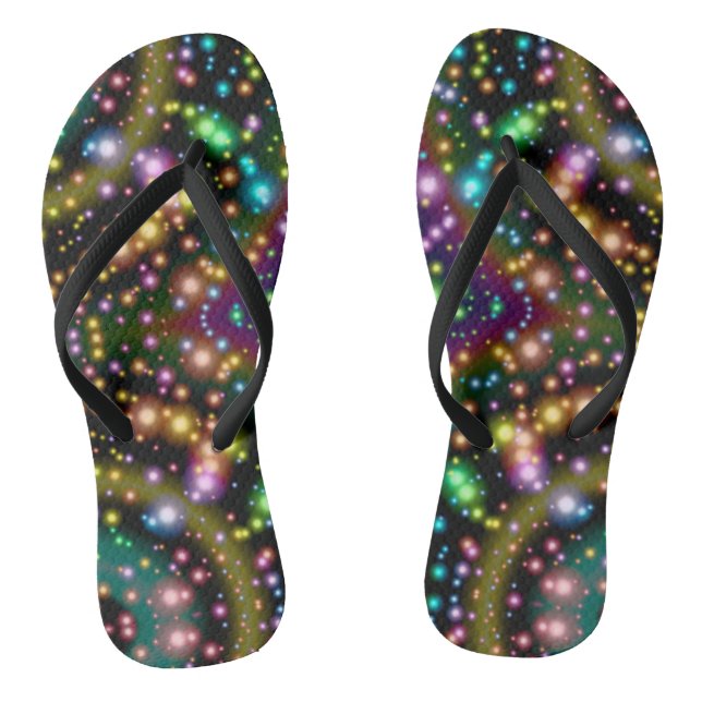 Abstract Solar System Jandals (Footbed)