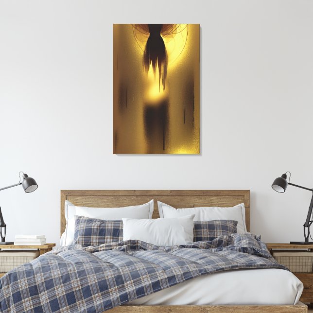 Abstract Soulless Canvas Print (Insitu(Bedroom))