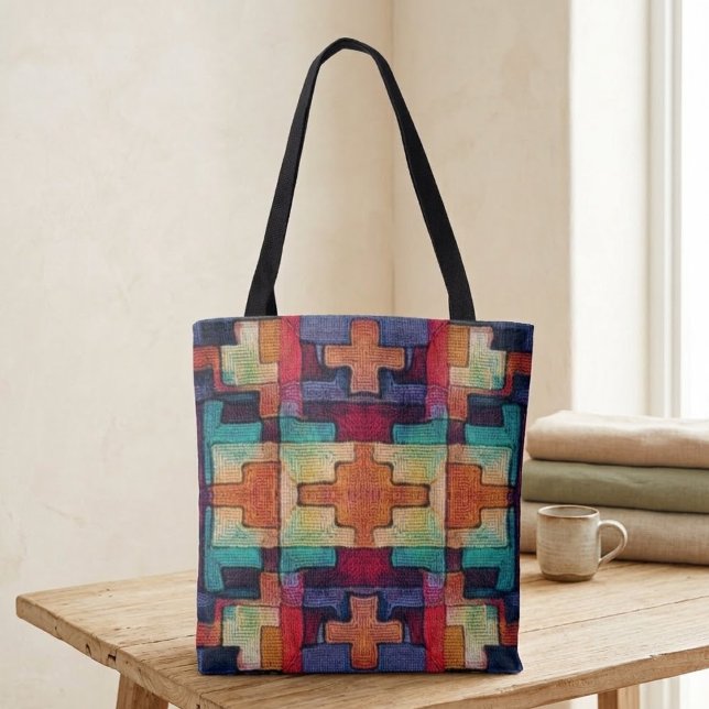 Abstract Southwest  Tote Bag (Creator Uploaded)