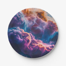 Abstract Space Nebula Art - Colorful Cosmic