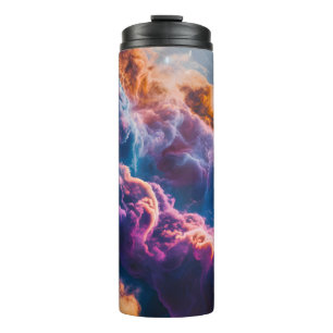 Abstract Space Nebula Art - Colorful Cosmic Thermal Tumbler
