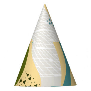 Abstract Space: Smooth Line Ornaments. Party Hat
