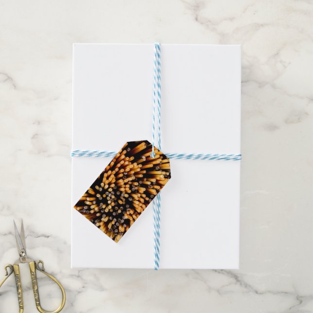 Abstract Spaghetti Gift Tags (With Twine)