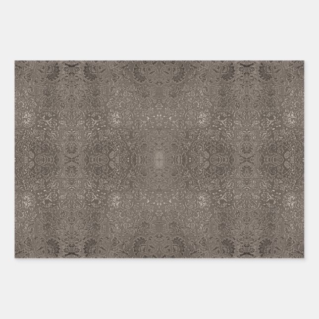 Abstract sparkle beautiful light grey samples wrapping paper sheet (Front)