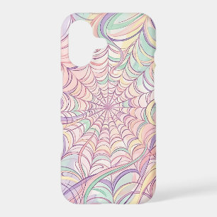 Abstract Spider Web Lace Pastel iPhone Cases