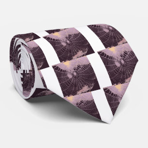 Abstract Spider  Web Tie