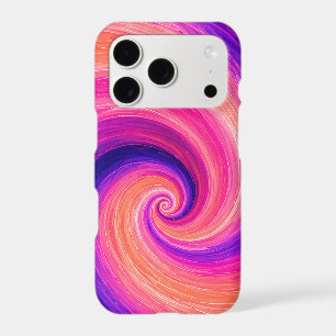Abstract Spiral Paint Swirl Pattern