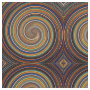 Abstract Spiral Swirl Pattern #72 Fabric