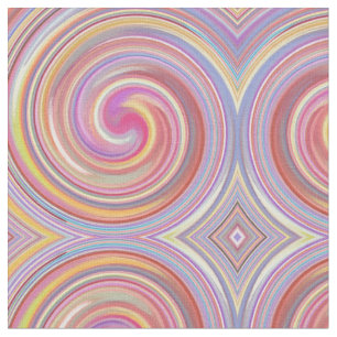 Abstract Spiral Swirl Pattern #8 Fabric