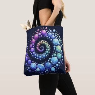 Abstract Spiral Tote Bag