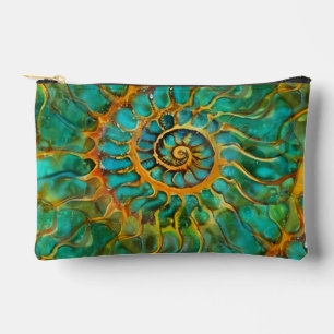 Abstract Spirals of Energy - seamless pattern 5 Accessory Pouch