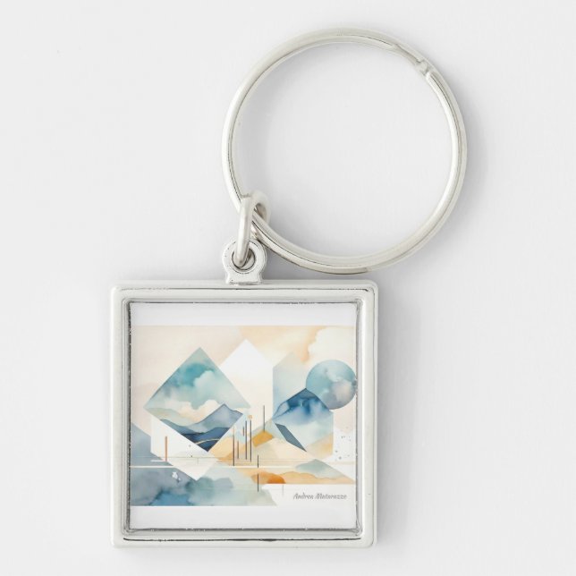 Abstract Spirit Key Ring (Front)