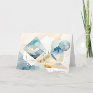 Abstract Spirit Note Card